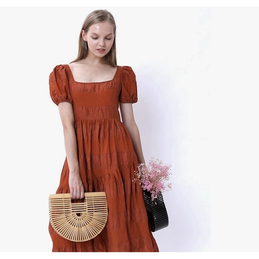 Vintage Cult Gaia Inspired Bamboo Arc Bag Handmade Purse Beach Summer Purse EUC - Picture 2 of 12